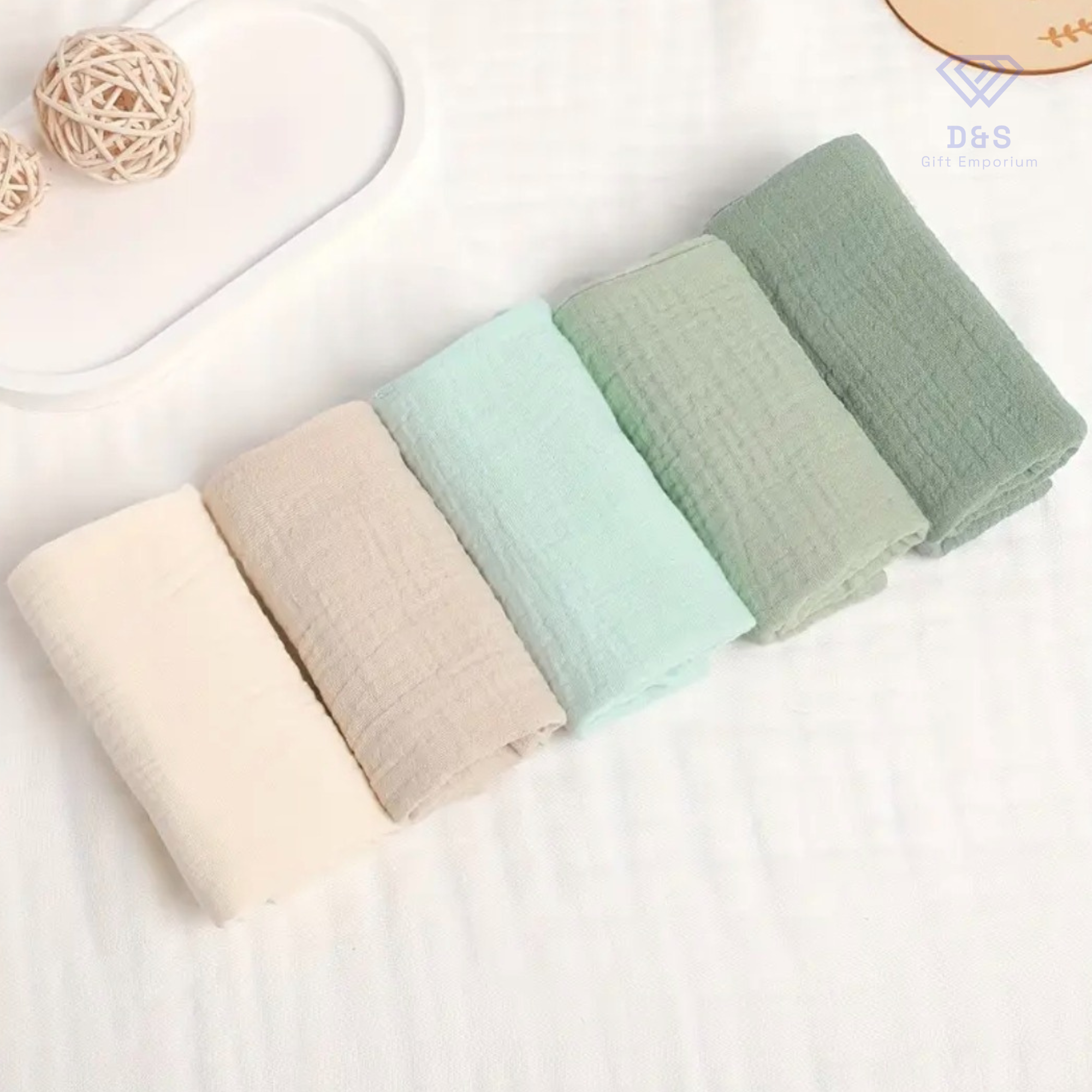 5Pcs Burp Cloths