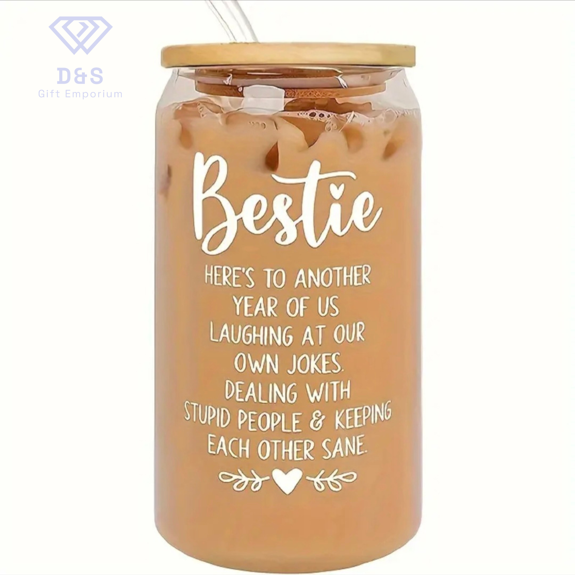 Bestie Glass Cup