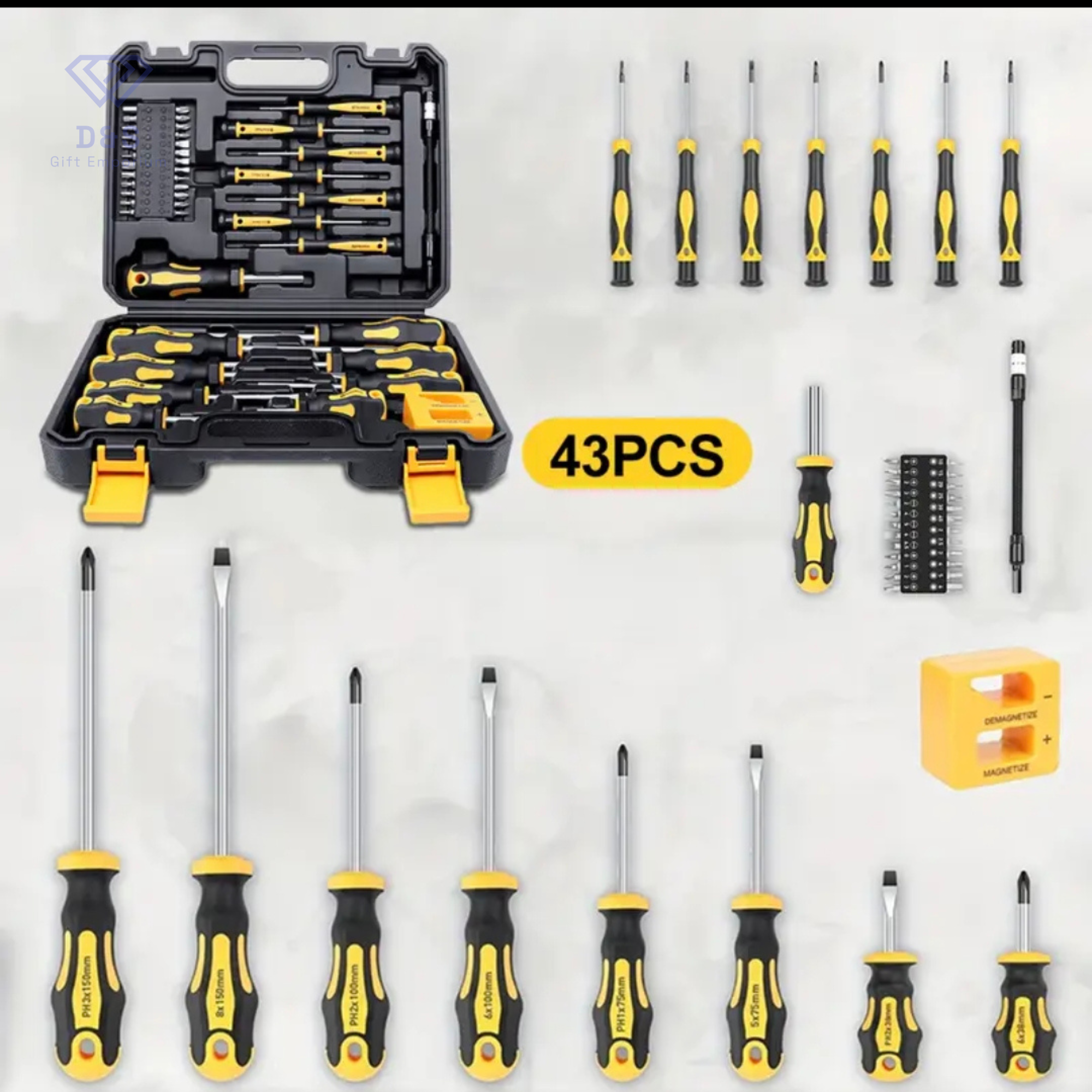 43pcs Magnetic Screwdriver Set