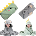 2pcs Hoodied Bath Towels